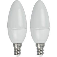 Led Energie E14 3W 250lm 3000K 2kpl led kynttilälamppu