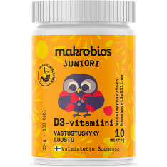 Makrobios Juniori 10 mcg 100 kpl 35g D-vitamiini