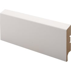 Maler 16x65x2750 MDF E0 melamine white skirting board