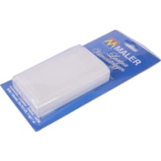 Maler MDF smooth 25X75X125 MEL white decorative piece PKT