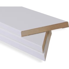 Maler Aava 12x70xM11/1-puol. MDF E0 melamiini valkoinen ovisetti 1kpl/pkt