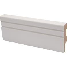 Maler Jana 16x58x2750 MDF E0 melamine white skirting board