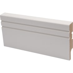 Maler Jana 16x70x2750 MDF E0 melamiini valkoinen jalkalista 5kpl/pkt