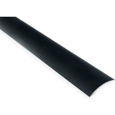 Maler 6,2x41x1000 aluminium black anodised Velcro fastened flat base