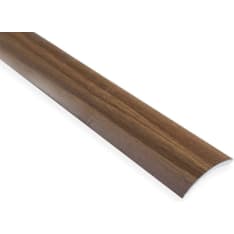 Maler 6,2x41x1000 aluminium walnut Velcro fastened flat pack