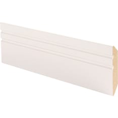 Maler Jana 42x42x2750 MDF E0 melamiini valkoinen kattolista 5kpl/pkt