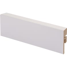 Maler 12x42x1050 MDF melamine white skirting board