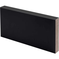 Maler 12x70x2400 MDF melamine black Casing Molding