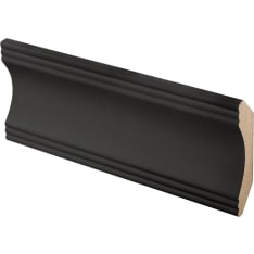 Maler Aura 42x42x2750 MDF melamiini musta kattolista 5kpl/pkt