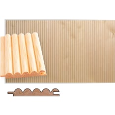 Maler 14x93x2385 STK 5 Pine EM wood-finished interior panel