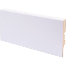 Maler Aava 12x70x2750 MDF E0 melamine pure white skirting board