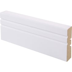Maler Jana 16x58x2200 MDF E0 melamine pure white Casing Molding