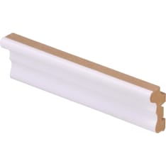 Maler Kuru 22x42x2750 MDF melamiini Puhdas Valkoinen E0 kattolista