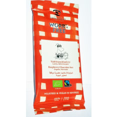 Dammenberg 46% Moomin organic, fair trade, vegan, soy-free raspberry chocolate bar 70g
