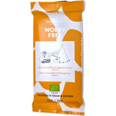 Dammenberg Moomin 56% organic orange dark chocolate bar 70g
