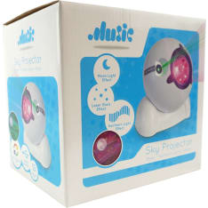 MUSIC Nordic lights stars projector colour changing LEDs