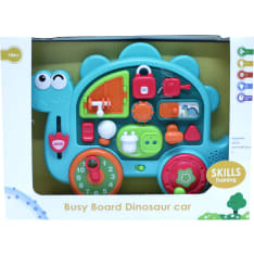 Happy Baby Busy Board dinosaurus valolla ja musiikilla