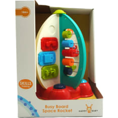 HAPPY BABY Busy board space rocket with light and music