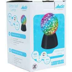 Music Glitter colour-changing 13 cm ball