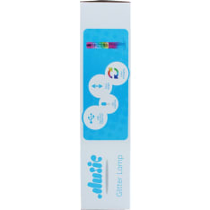 Music Glitter colour-changing lamp, height 33 cm