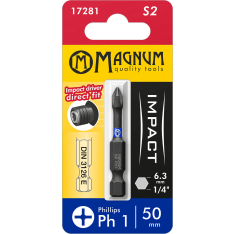Magnum Impact Torx/Phillips/PZ 50mm ruuvauskärki