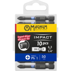 Magnum Impact Torx/Phillips/PZ 50mm 10kpl ruuvauskärki