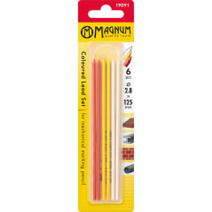 Magnum värilliset lyijyt 6kpl merkintäkynään