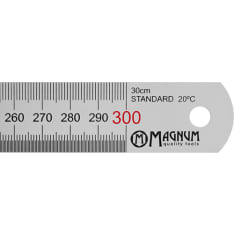 Magnum steel ruler