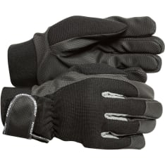 Spandex PU sticker children's lined work gloves