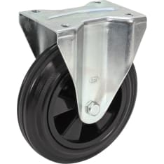 Ikh fixed trolley wheel with mounting flange