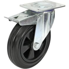 Ikh swivel trolley wheel with brake