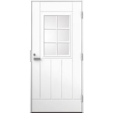 Pinja UO6R valkoinen ulko-ovi