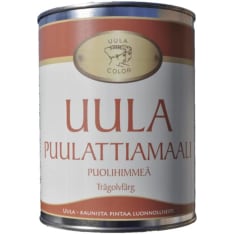 Uula valkoinen puolihimmeä puulattiamaali
