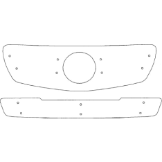 Tammers Mercedes C-series W204 Avantgarde 2007-2011 mask protection