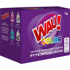Wau! Color 1 kg pyykinpesujauhe kirjopyykille