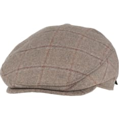 Salon Eero Gen Recycled Wool Check Flat Cap miesten hattu