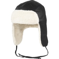 Salon Aviator Hat Leather fur hat