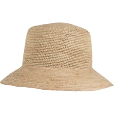 Salon Bucket hat raffia crochet