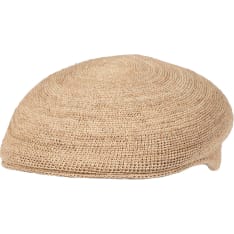 Salon Raffia flat cap lakki