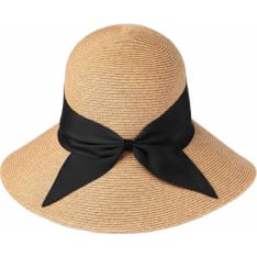 Salon Straw Hat Bow women`s hat