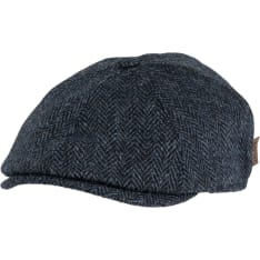 Salon Rocky Gen Harris Tweed Herringbone men's flat cap