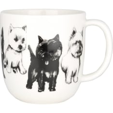 Gold ceramics Dog's Friend terrier 3 dl Mug