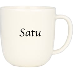 Kultakeramiikka Satu name mug