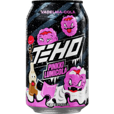 TEHO Pinkki Lumicola energiajuoma 0,33 l