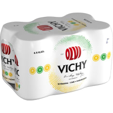 OLVI Vichy+Mg Sitruuna&Lime 0,33 l 6-pakki maustettu kivennäisvesi
