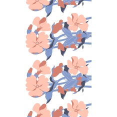 Vallila Kukinto tekstiilivahakangas
