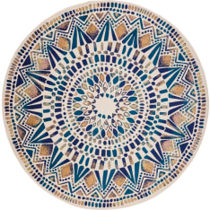 Vallila Mosaiikki Shiny round carpet