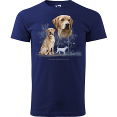 Mikebon Keltainen labradorinnoutaja T-paita