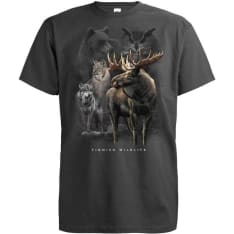 Mikebon Hirvi Finnish Wildlife t-paita