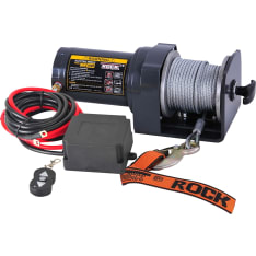 Rock RC-2000 12V 907kg winch with wireless remote control